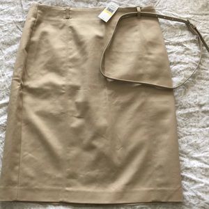 Van Heusen Beige Work Skirt